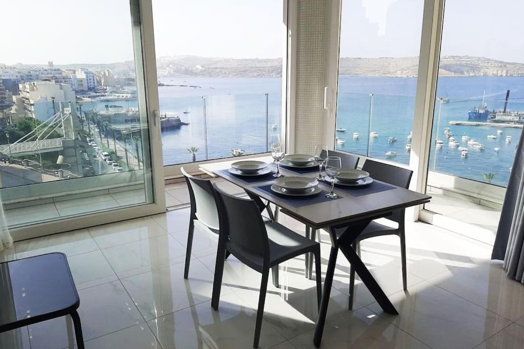 New Seafront Apartment - Spectacular Views St. Paul's Bay Exterior foto
